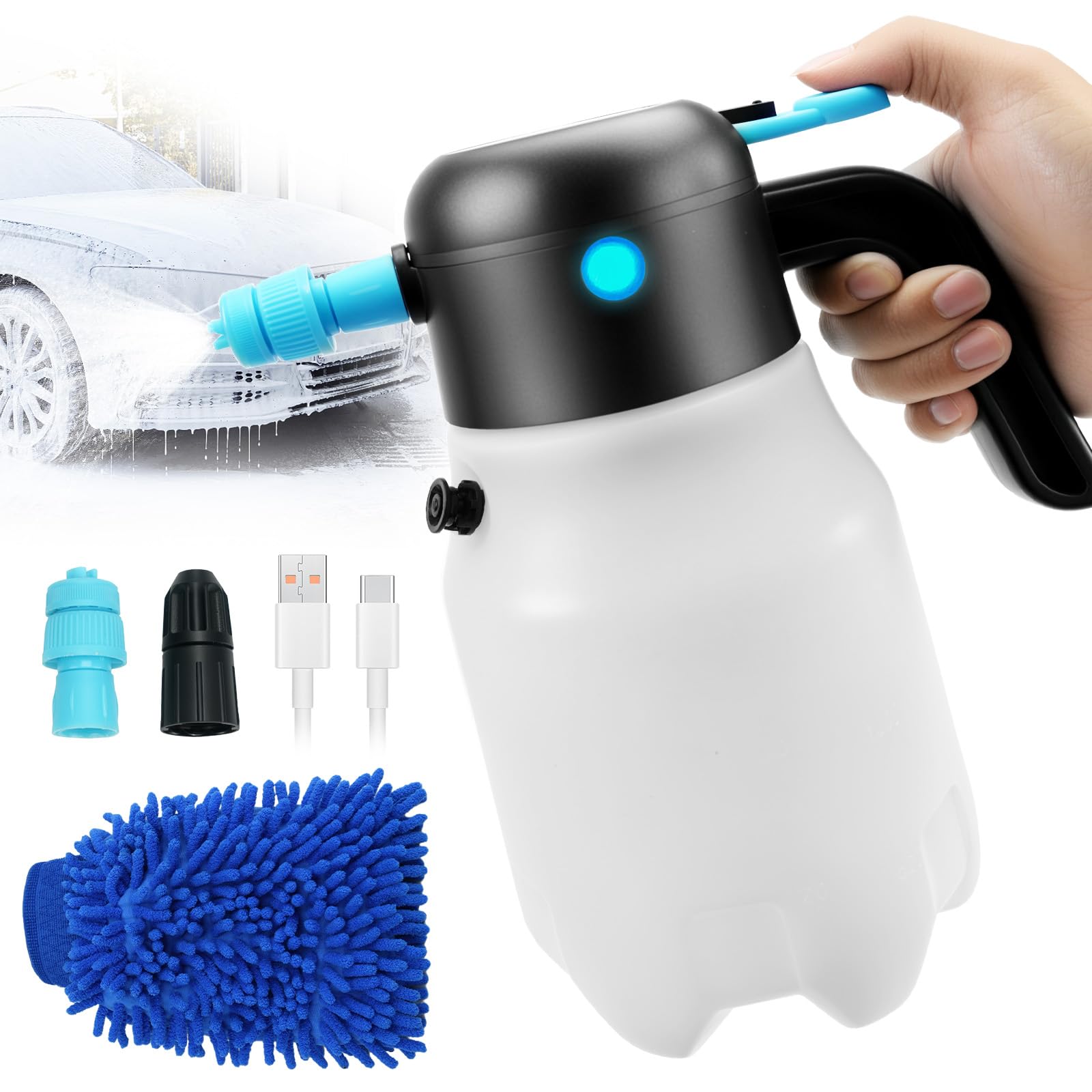 Amazon.com: Electric Foam Sprayer Car Wash, 60PSI Foam